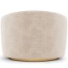 Curved Design Armchair - Upholstered in Velvet - Herina image 7