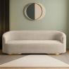 3/4-Seater Velvet Upholstered Sofa - Herina image 7