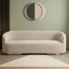 3/4-Seater Velvet Upholstered Sofa - Herina image 7