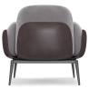Buy Upholstered Velvet Armchair - June Light grey 60650 in the United Kingdom