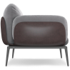 Buy 2-Seater Sofa - Upholstered in Velvet - Vandan Light grey 60651 at Privatefloor