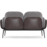 Buy 2-Seater Sofa - Upholstered in Velvet - Vandan Light grey 60651 in the United Kingdom