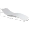 Design Swimming Pool Lounger - Matte White - Hero image 7