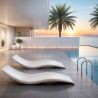 Design Swimming Pool Lounger - Matte White - Hero image 7
