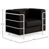 Design Armchair - Upholstered in Vegan Leather - Lecur image 7