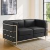 2-Seater Sofa - Upholstered in Vegan Leather - Lecur image 7