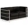 2-Seater Sofa - Upholstered in Vegan Leather - Lecur image 7