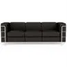 3-Seater Sofa - Upholstered in Vegan Leather - Lecur image 7