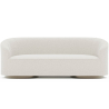 Buy 3/4 Seater Sofa - Upholstered in Bouclé Fabric - Herina White 60661 - in the UK