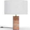 Buy Table Lamp with Marble Base - Sidney White 60663 - in the UK