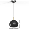 Buy Hanging Pendant Lamp - Greba Black 60668 - prices