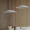Buy Resin Pendant Lamp - Grebi White 60670 in the United Kingdom