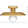 Ceiling Lamp - Wooden Wall Light - Richmon image 7