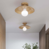 Buy Ceiling Lamp - Wooden Wall Light - Richmon Natural 60675 in the United Kingdom