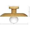 Ceiling Lamp - Wooden Wall Light - Richmon image 7