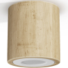 Buy Wooden Ceiling Spotlight - Treva Natural 60676 - in the UK