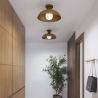 Buy Ceiling Lamp - Vintage Wall Light - Gubi Aged Gold 60677 - prices