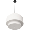 Buy Ceiling Pendant Lamp - Fabric Shade - Lorwe Black 60681 home delivery