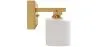 Aged Gold Wall Lamp - 3-Light Sconce - Violet image 7
