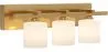 Aged Gold Wall Lamp - 3-Light Sconce - Violet image 7