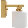 Aged Gold Wall Lamp - 3-Light Sconce - Violet image 7