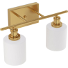 Buy Wall Lamp Aged Gold - 2-Light Wall Sconce - Lima Aged Gold 60684 in the United Kingdom