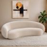 Velvet Curved Sofa - 3/4 Seats - Souta image 7