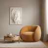 Curved Velvet Upholstered Armchair - Cally image 7