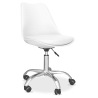 Buy Office Chair with Wheels - Swivel Desk Chair - Tulip White 58487 at Privatefloor