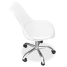Buy Tulip swivel office chair with wheels White 58487 with a guarantee