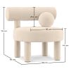  Armchair - Upholstered in Velvet - Klena image 7