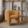 Velvet Upholstered Armchair - Callum image 7