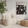 Velvet Upholstered Armchair - Mykel image 7