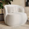 Bouclé Fabric Upholstered Armchair - Mykel image 7