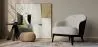  Velvet Upholstered Armchair - Luc image 7