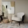 Velvet Upholstered Armchair - Luc image 7