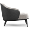 Buy  Velvet Upholstered Armchair - Luc Light grey 60704 in the United Kingdom
