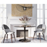 Buy Round Dining Table -  120 cm - Tulip Black 15418 - prices