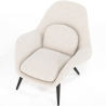 Buy Bouclé Upholstered Armchair - Uyere White 60707 home delivery