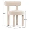 Dining Chair - Upholstered in Velvet - Rhys image 7