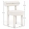 Dining Chair - Upholstered in Bouclé Fabric - Rhys image 7