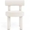 Dining Chair - Upholstered in Bouclé Fabric - Rhys image 7
