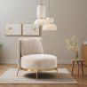 Designer Armchair - Velvet Upholstered - Kanla image 7