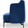 Buy Two-Seater Sofa - Upholstered in Velvet - Terrec Dark blue 61002 in the United Kingdom
