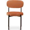 Dining Chair - Upholstered in Velvet - Black Metal - Margot image 7
