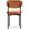 Dining Chair - Upholstered in Velvet - Black Metal - Margot image 7