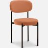 Dining Chair - Upholstered in Velvet - Black Metal - Margot image 7