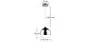  Globe Design Ceiling Lamp - Chrome Metal Pendant Lamp - 40cm - Speculum image 7