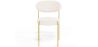Pack of 4 - Dining Chair - Upholstered in Bouclé Fabric - Golden Metal - Margot image 7