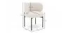 Pack of 4 - Dining Chair - Upholstered in Bouclé Fabric - Loraine image 7